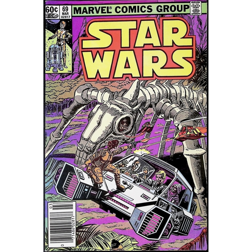 Star Wars #69 Newsstand 1983 Marvel comic book Debut City of Bones